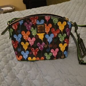 Disney Dooney & Bourke 10th Anniversary Mickey Balloons Crossbody